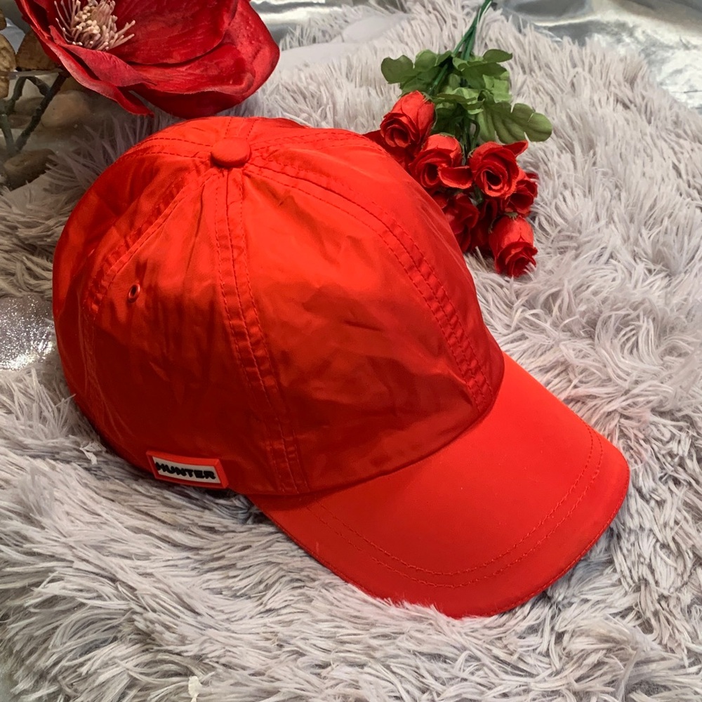 🌹HUNTER • Red  Adjustable Baseball Hat • Unisex